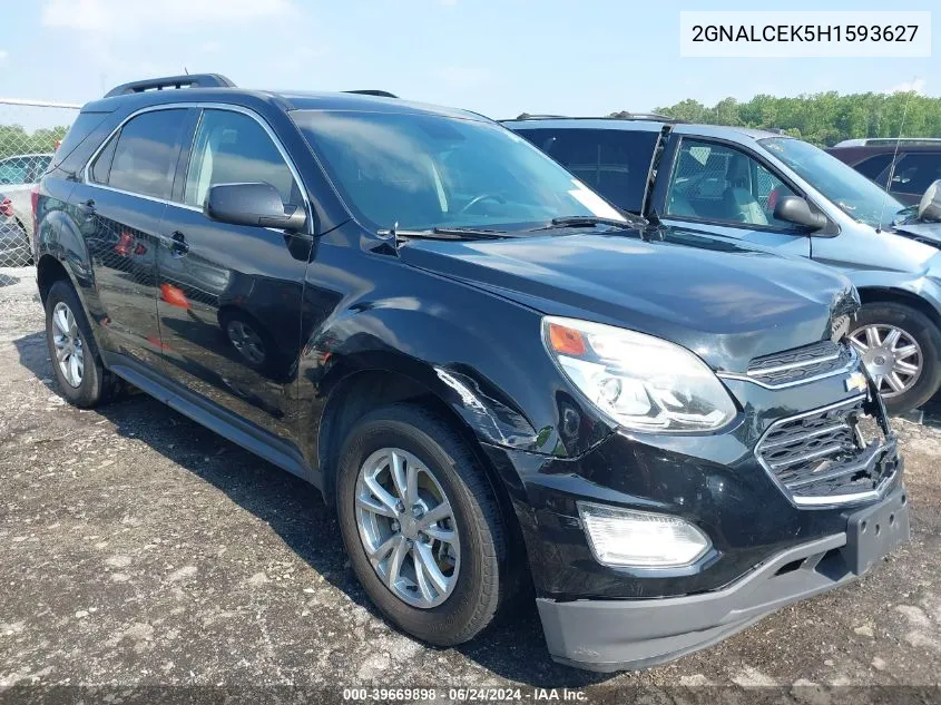 2017 Chevrolet Equinox Lt VIN: 2GNALCEK5H1593627 Lot: 39669898