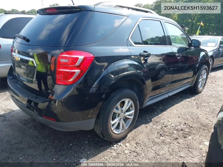 2017 Chevrolet Equinox Lt VIN: 2GNALCEK5H1593627 Lot: 39669898