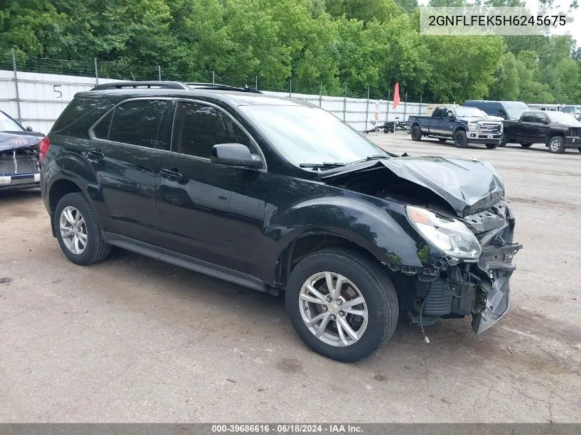 2017 Chevrolet Equinox Lt VIN: 2GNFLFEK5H6245675 Lot: 39686616