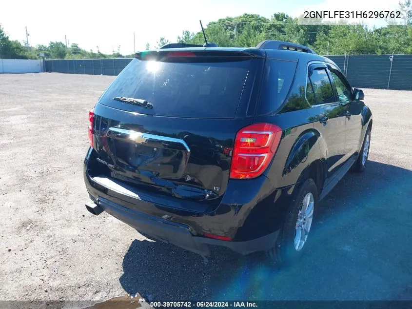 2017 Chevrolet Equinox Lt VIN: 2GNFLFE31H6296762 Lot: 39705742