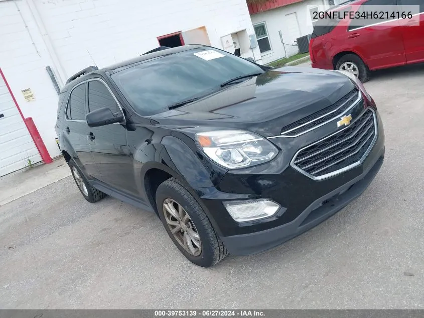 2017 Chevrolet Equinox Lt VIN: 2GNFLFE34H6214166 Lot: 39753139