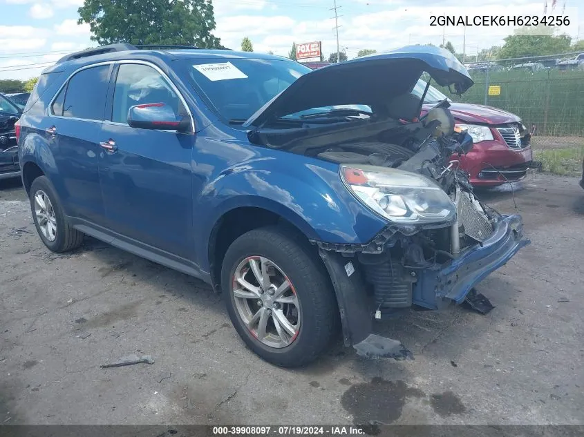 2017 Chevrolet Equinox Lt VIN: 2GNALCEK6H6234256 Lot: 39908097