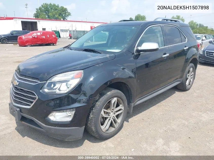 2017 Chevrolet Equinox Premier VIN: 2GNALDEK5H1507898 Lot: 39940002