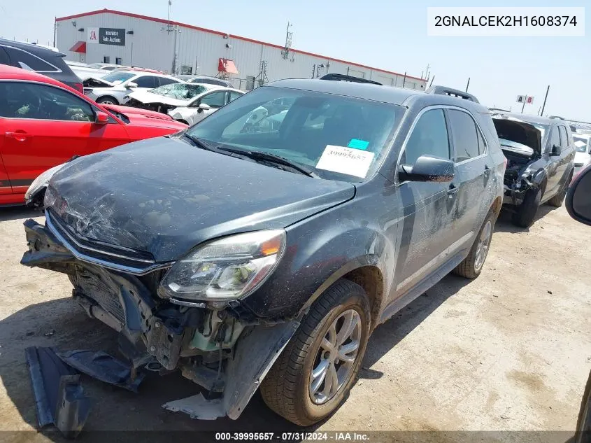 2GNALCEK2H1608374 2017 Chevrolet Equinox Lt