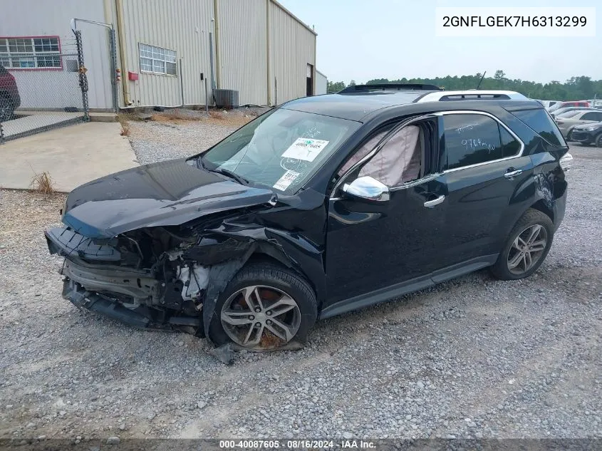 2017 Chevrolet Equinox Premier VIN: 2GNFLGEK7H6313299 Lot: 40087605