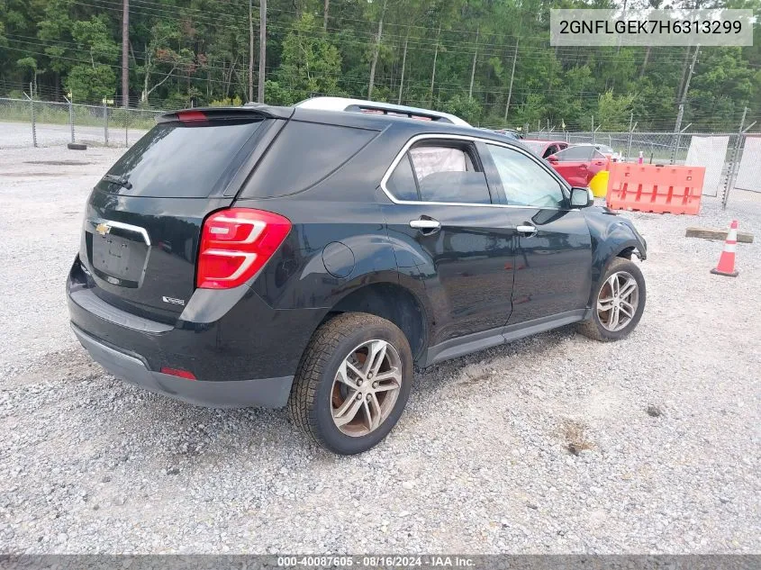 2017 Chevrolet Equinox Premier VIN: 2GNFLGEK7H6313299 Lot: 40087605