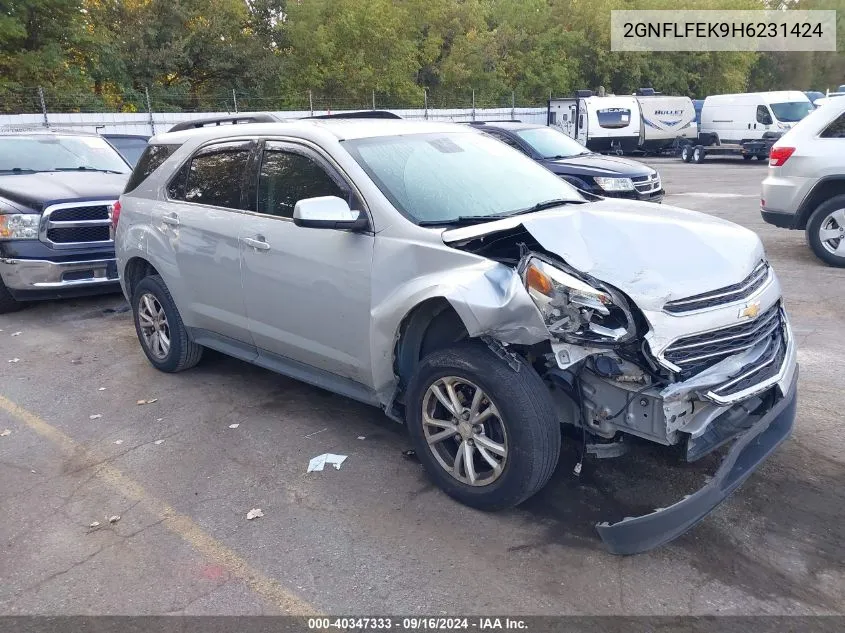 2GNFLFEK9H6231424 2017 Chevrolet Equinox Lt