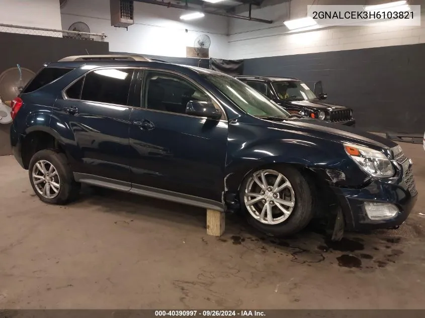 2GNALCEK3H6103821 2017 Chevrolet Equinox Lt