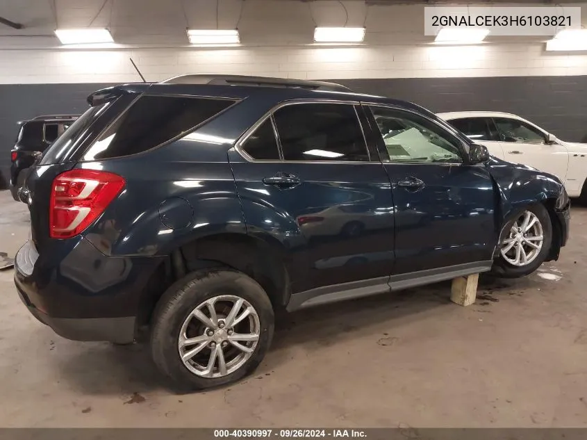 2GNALCEK3H6103821 2017 Chevrolet Equinox Lt