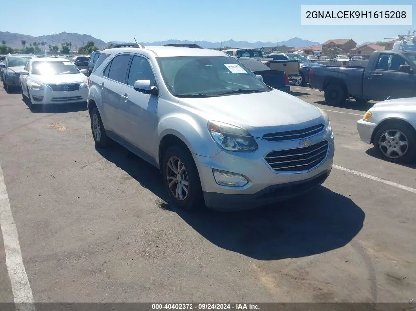 2017 Chevrolet Equinox Lt VIN: 2GNALCEK9H1615208 Lot: 40402372