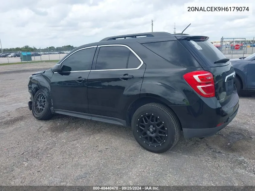 2017 Chevrolet Equinox Lt VIN: 2GNALCEK9H6179074 Lot: 40440470