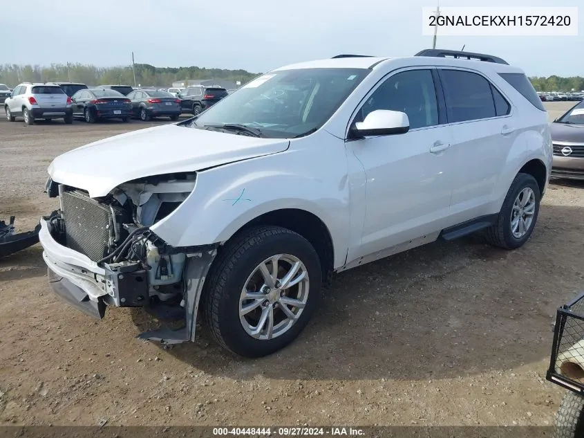 2017 Chevrolet Equinox Lt VIN: 2GNALCEKXH1572420 Lot: 40448444