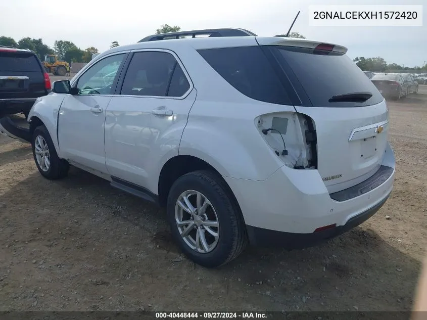 2017 Chevrolet Equinox Lt VIN: 2GNALCEKXH1572420 Lot: 40448444