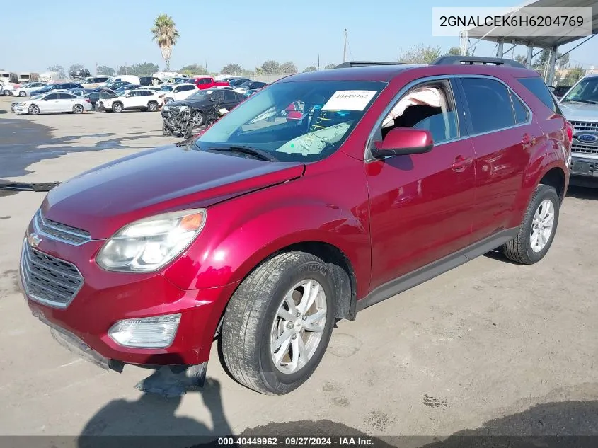 2GNALCEK6H6204769 2017 Chevrolet Equinox Lt