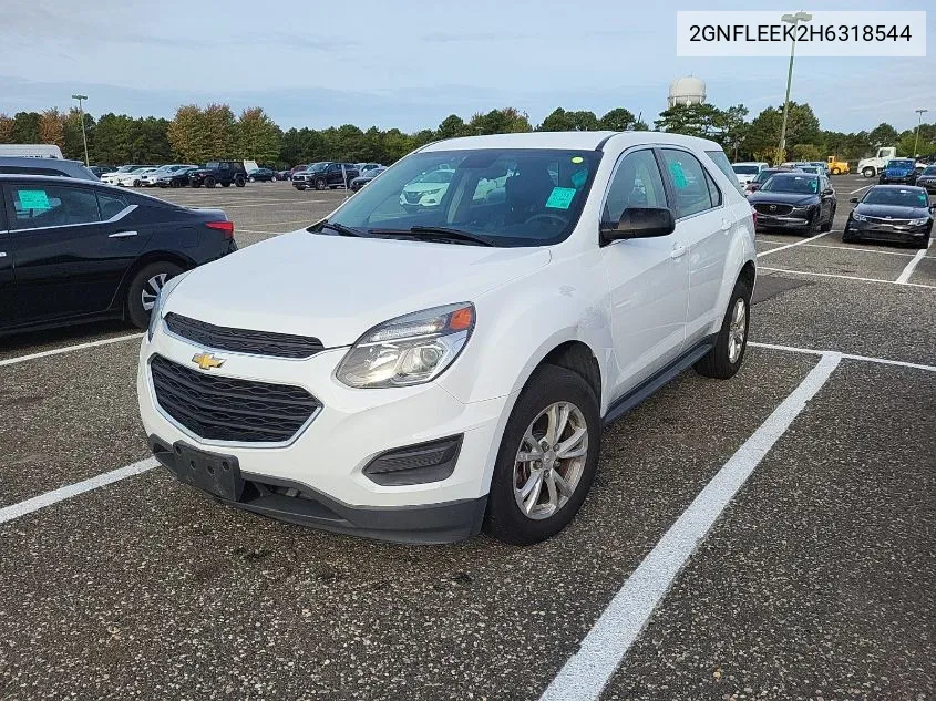 2017 Chevrolet Equinox Ls VIN: 2GNFLEEK2H6318544 Lot: 40451989