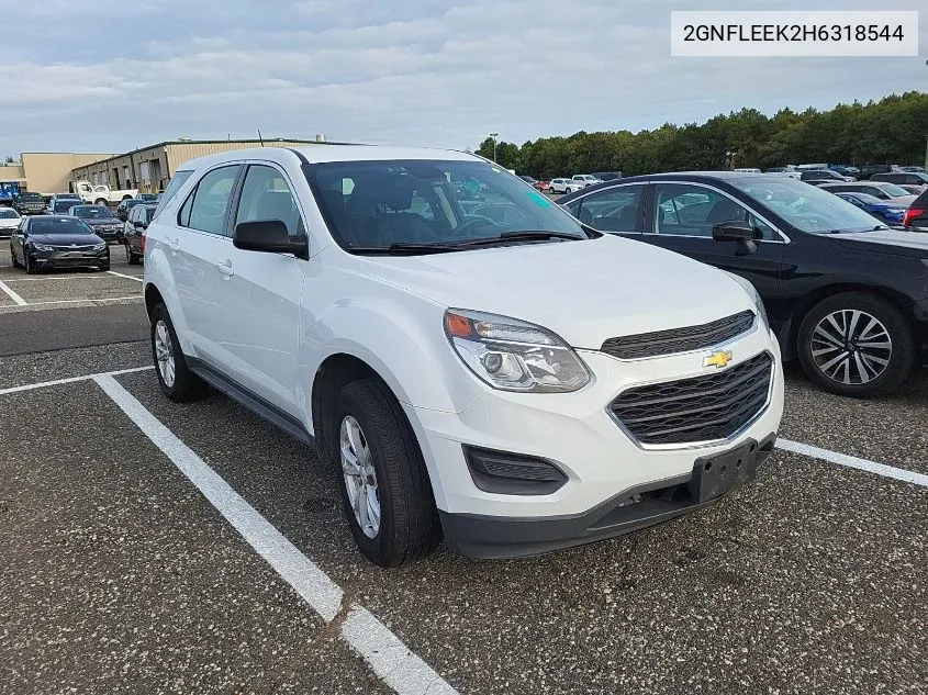 2017 Chevrolet Equinox Ls VIN: 2GNFLEEK2H6318544 Lot: 40451989