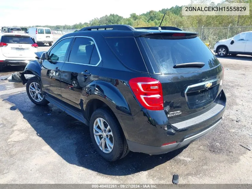 2GNALCEK3H1555829 2017 Chevrolet Equinox Lt