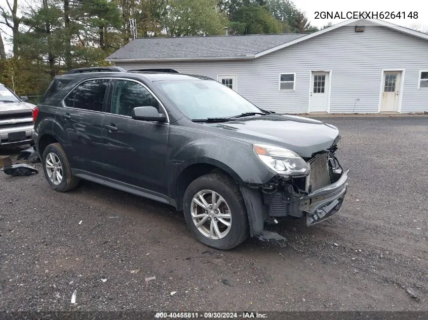 2017 Chevrolet Equinox Lt VIN: 2GNALCEKXH6264148 Lot: 40455811