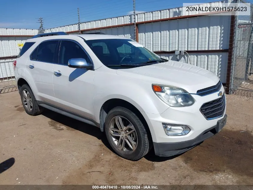 2017 Chevrolet Equinox Premier VIN: 2GNALDEK9H1575623 Lot: 40478410