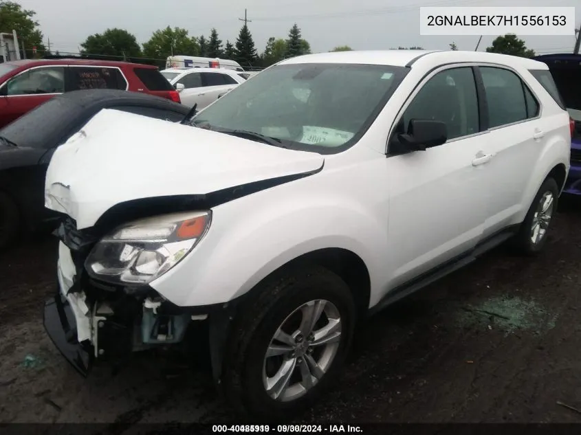 2017 Chevrolet Equinox Ls VIN: 2GNALBEK7H1556153 Lot: 40485919