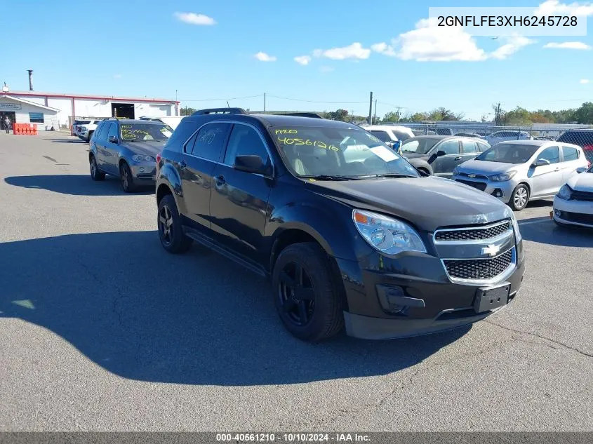 2017 Chevrolet Equinox Lt VIN: 2GNFLFE3XH6245728 Lot: 40561210