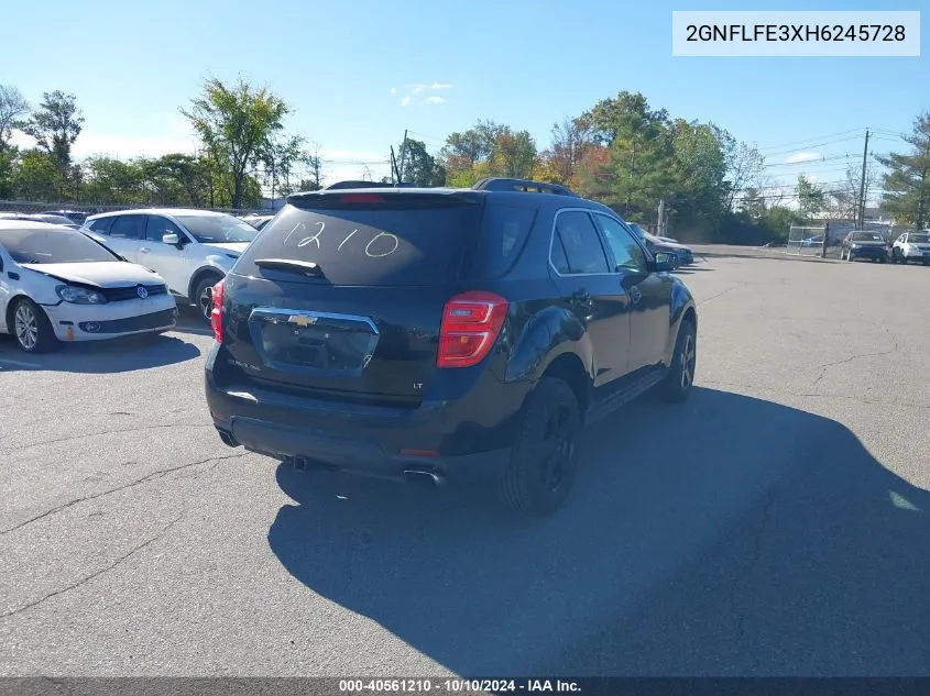 2GNFLFE3XH6245728 2017 Chevrolet Equinox Lt