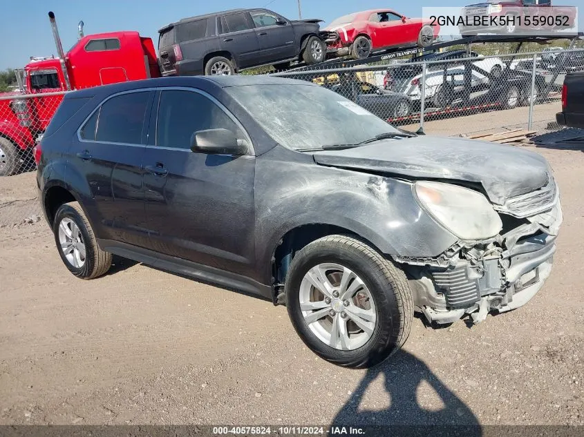 2GNALBEK5H1559052 2017 Chevrolet Equinox Ls