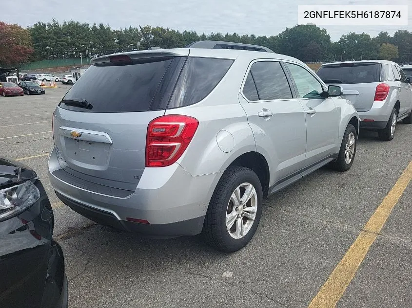 2017 Chevrolet Equinox Lt VIN: 2GNFLFEK5H6187874 Lot: 40578291