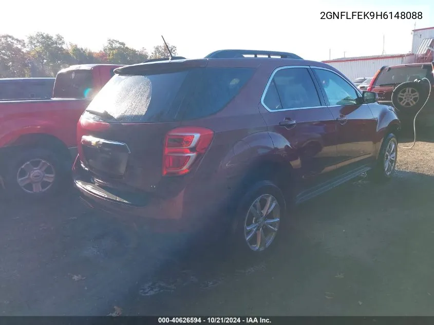 2GNFLFEK9H6148088 2017 Chevrolet Equinox Lt