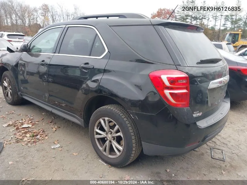 2017 Chevrolet Equinox Lt VIN: 2GNFLFEK9H6126835 Lot: 40680394