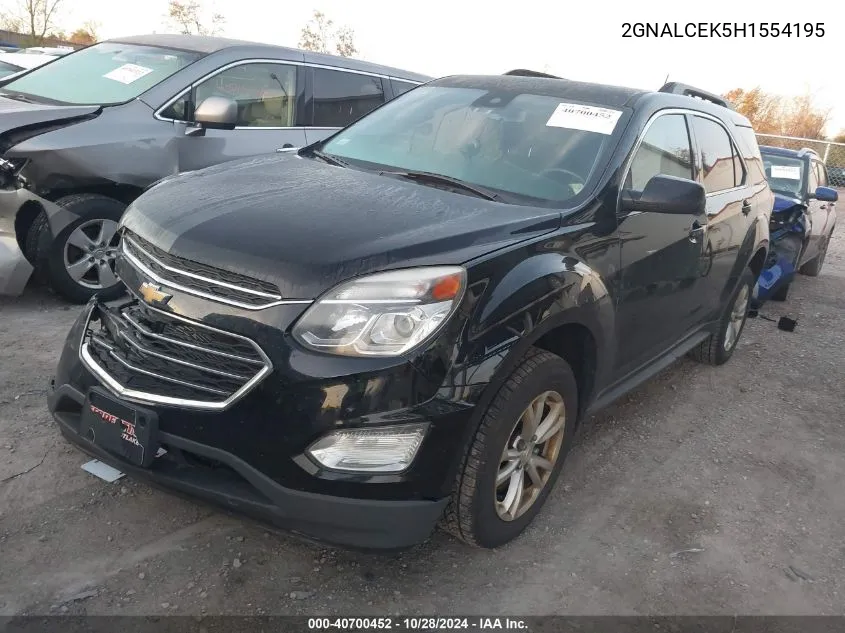 2GNALCEK5H1554195 2017 Chevrolet Equinox Lt