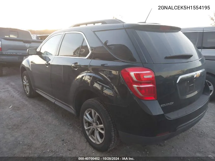 2GNALCEK5H1554195 2017 Chevrolet Equinox Lt