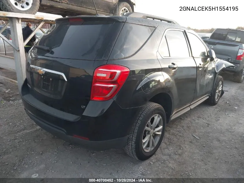 2GNALCEK5H1554195 2017 Chevrolet Equinox Lt