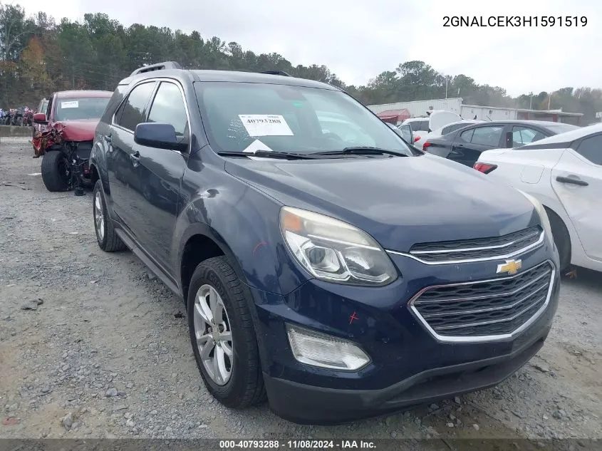 2GNALCEK3H1591519 2017 Chevrolet Equinox Lt