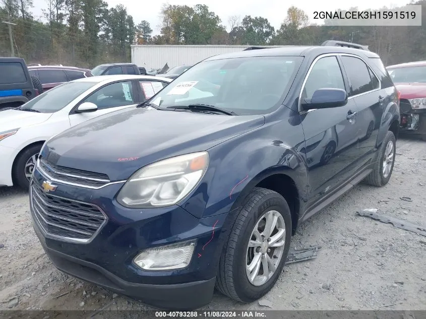 2GNALCEK3H1591519 2017 Chevrolet Equinox Lt