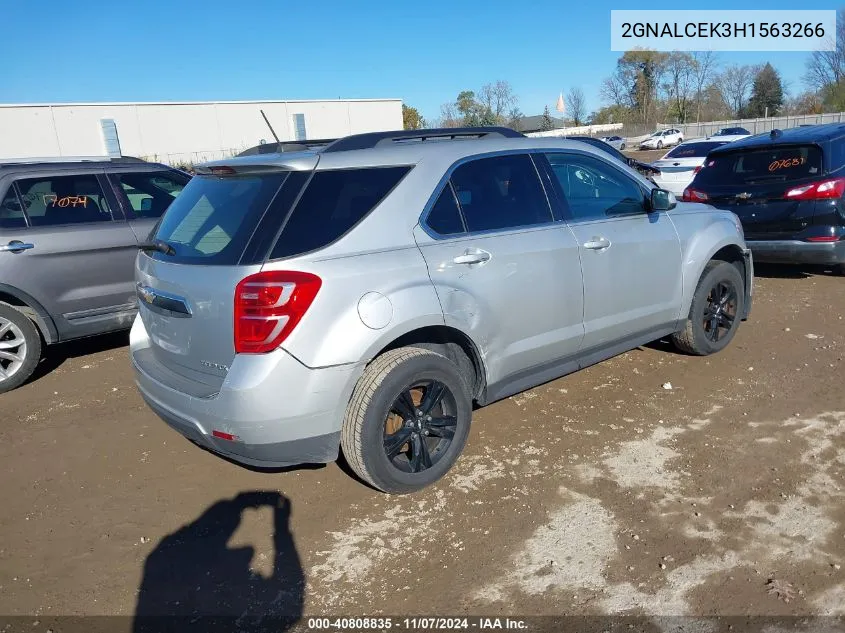 2017 Chevrolet Equinox Lt VIN: 2GNALCEK3H1563266 Lot: 40808835