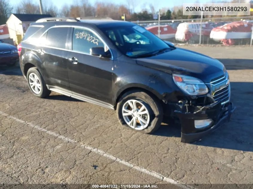 2017 Chevrolet Equinox Lt VIN: 2GNALCEK3H1580293 Lot: 40847022