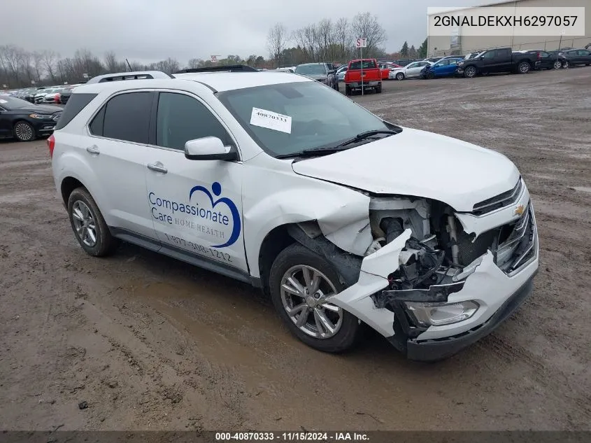 2017 Chevrolet Equinox Premier VIN: 2GNALDEKXH6297057 Lot: 40870333