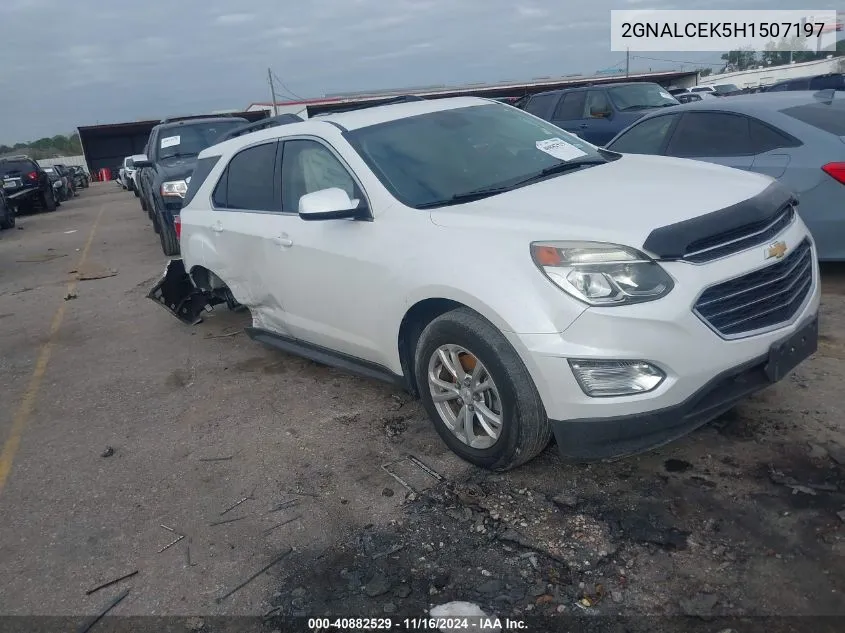 2017 Chevrolet Equinox Lt VIN: 2GNALCEK5H1507197 Lot: 40882529