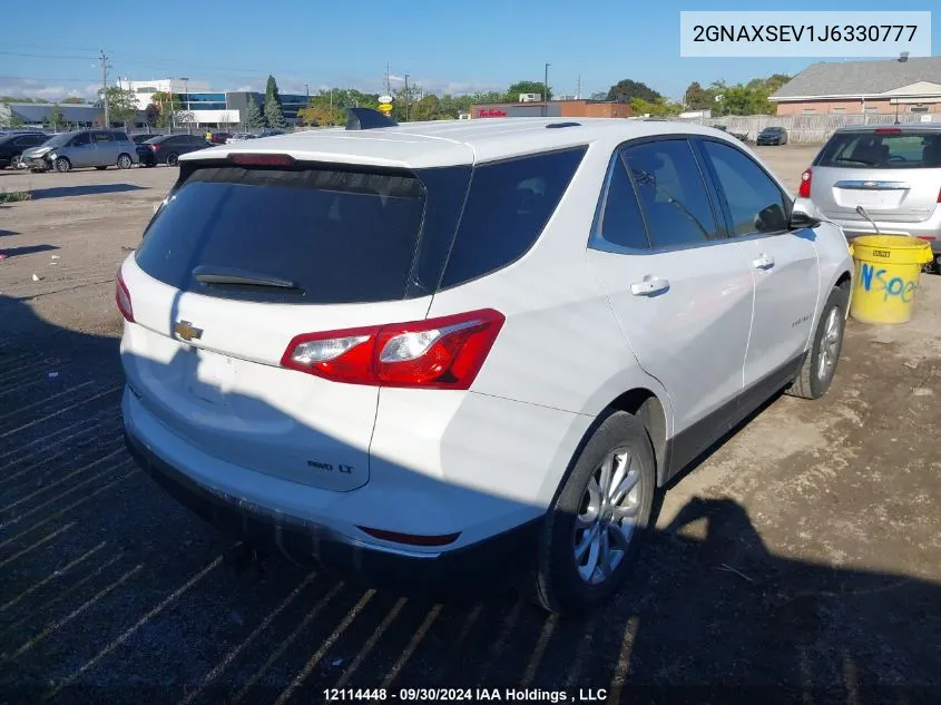 2GNAXSEV1J6330777 2018 Chevrolet Equinox