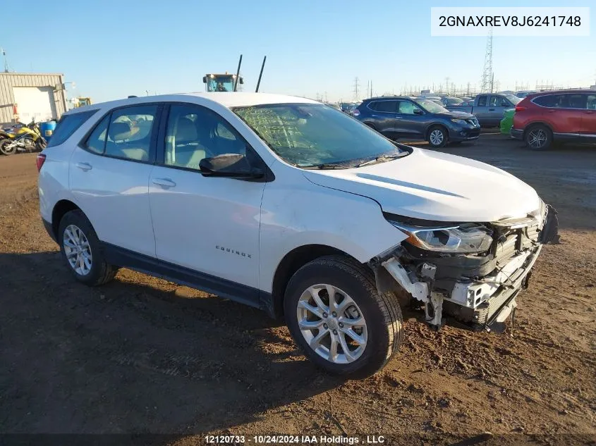 2GNAXREV8J6241748 2018 Chevrolet Equinox