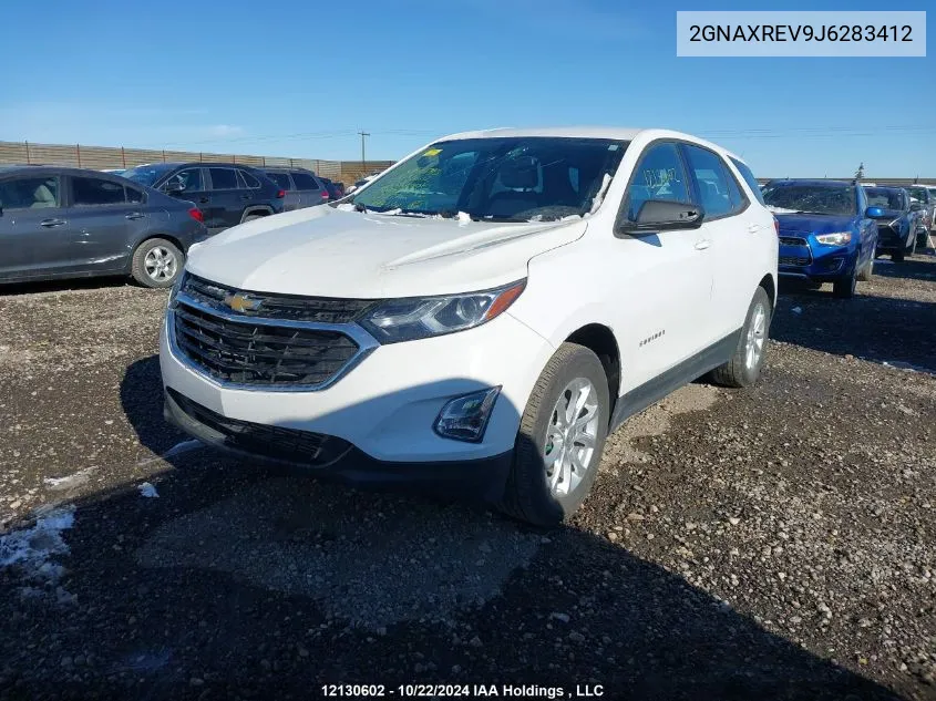 2018 Chevrolet Equinox VIN: 2GNAXREV9J6283412 Lot: 12130602