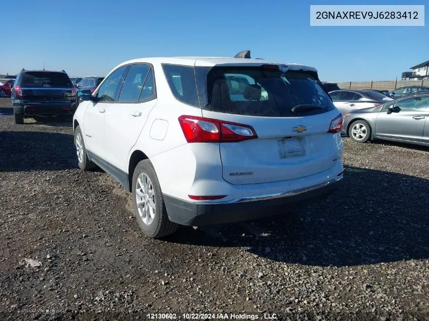 2018 Chevrolet Equinox VIN: 2GNAXREV9J6283412 Lot: 12130602