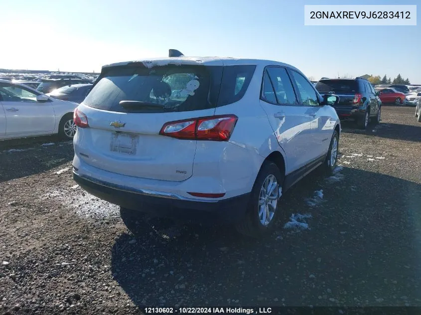 2018 Chevrolet Equinox VIN: 2GNAXREV9J6283412 Lot: 12130602