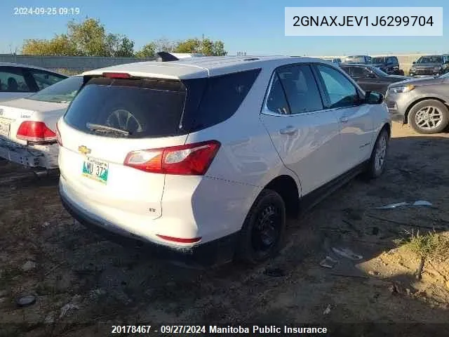 2GNAXJEV1J6299704 2018 Chevrolet Equinox Lt