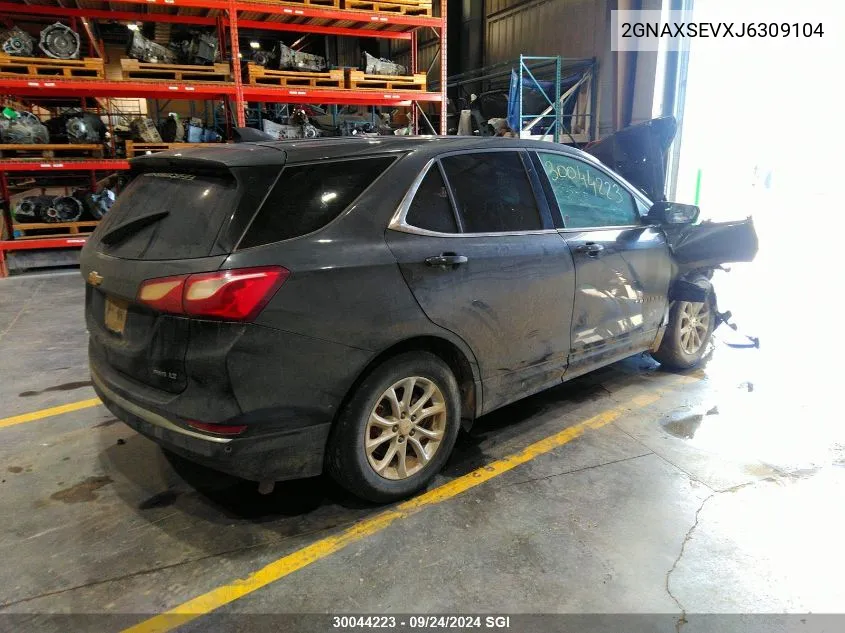 2018 Chevrolet Equinox Lt VIN: 2GNAXSEVXJ6309104 Lot: 30044223