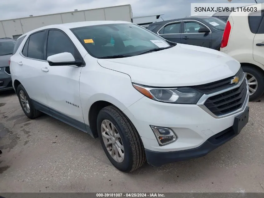 3GNAXJEV8JL116603 2018 Chevrolet Equinox Lt