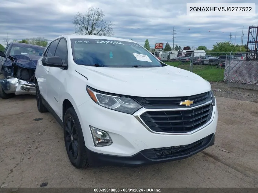 2GNAXHEV5J6277522 2018 Chevrolet Equinox Ls