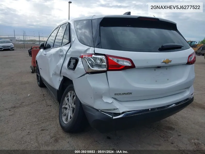 2GNAXHEV5J6277522 2018 Chevrolet Equinox Ls