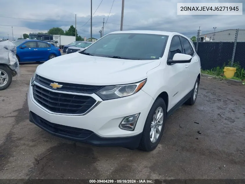 2018 Chevrolet Equinox Lt VIN: 2GNAXJEV4J6271945 Lot: 39404299